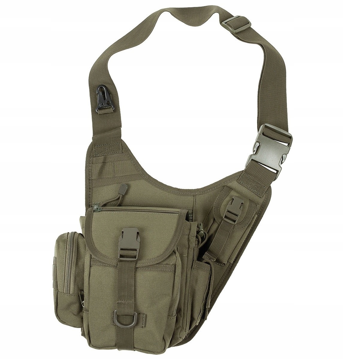 Crossbody taška přes rameno olivová