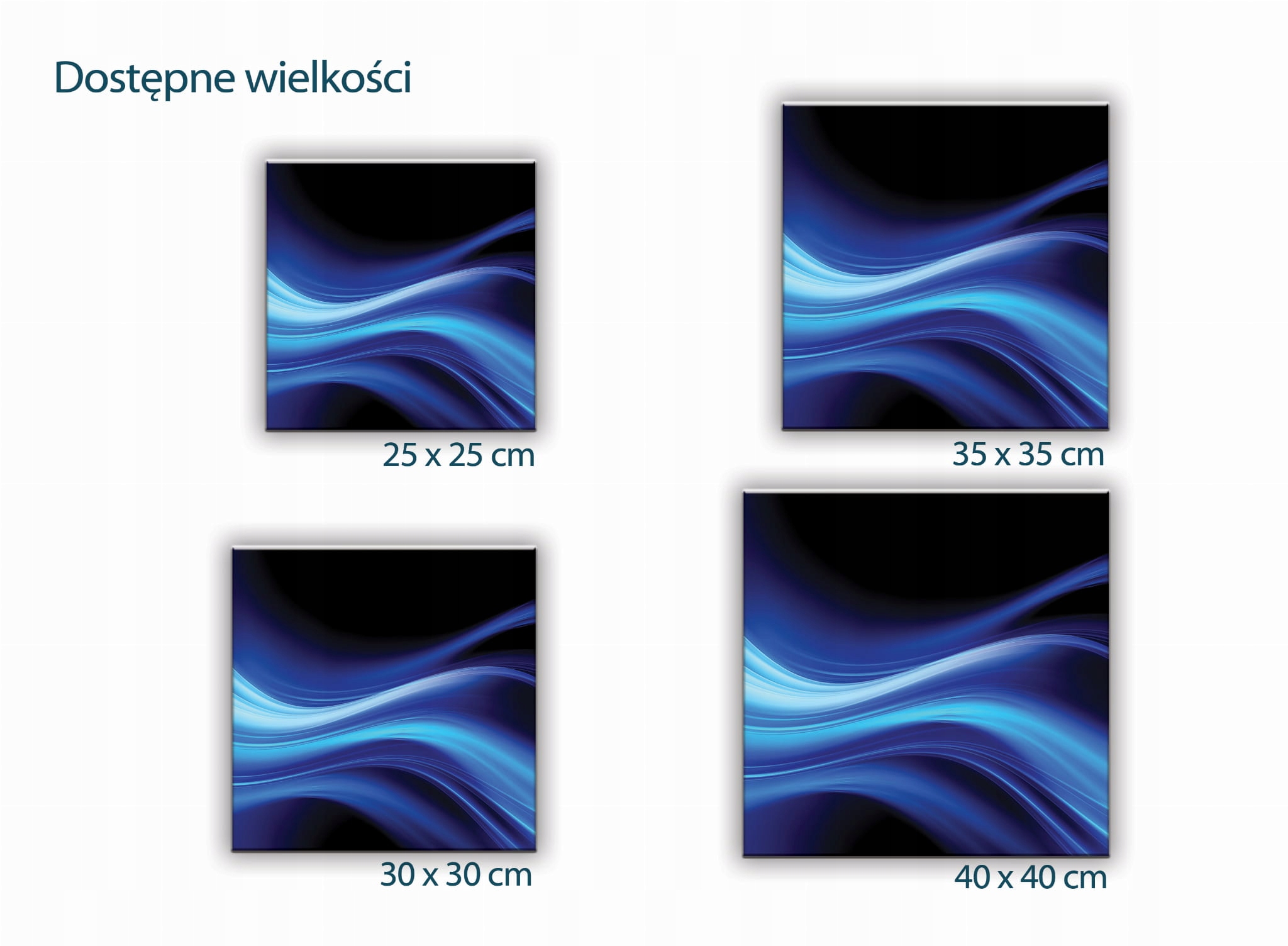 SZKLANA PODSTAWKA POD ZNICZE 40x30cm Fale 287b Długość 40 cm