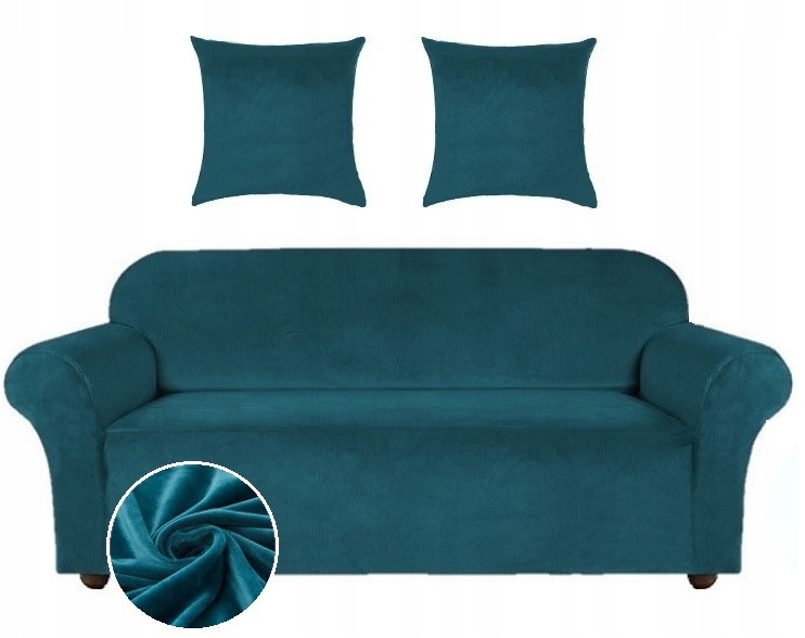 POKROWIEC NA SOFĘ KANAPĘ ELASTYCZNY WELUR 145-185