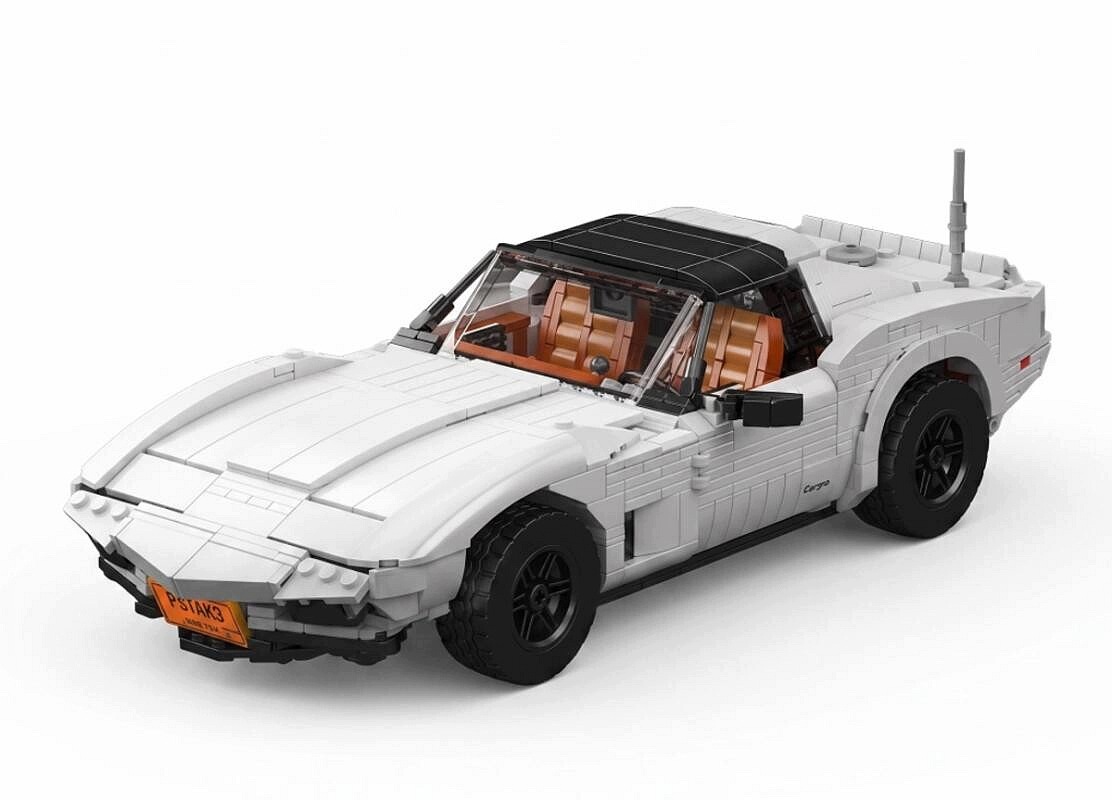 Mould King 10198 Klocki Corvette C3 Klasyczne Auto 1:12 1347 el. 14+