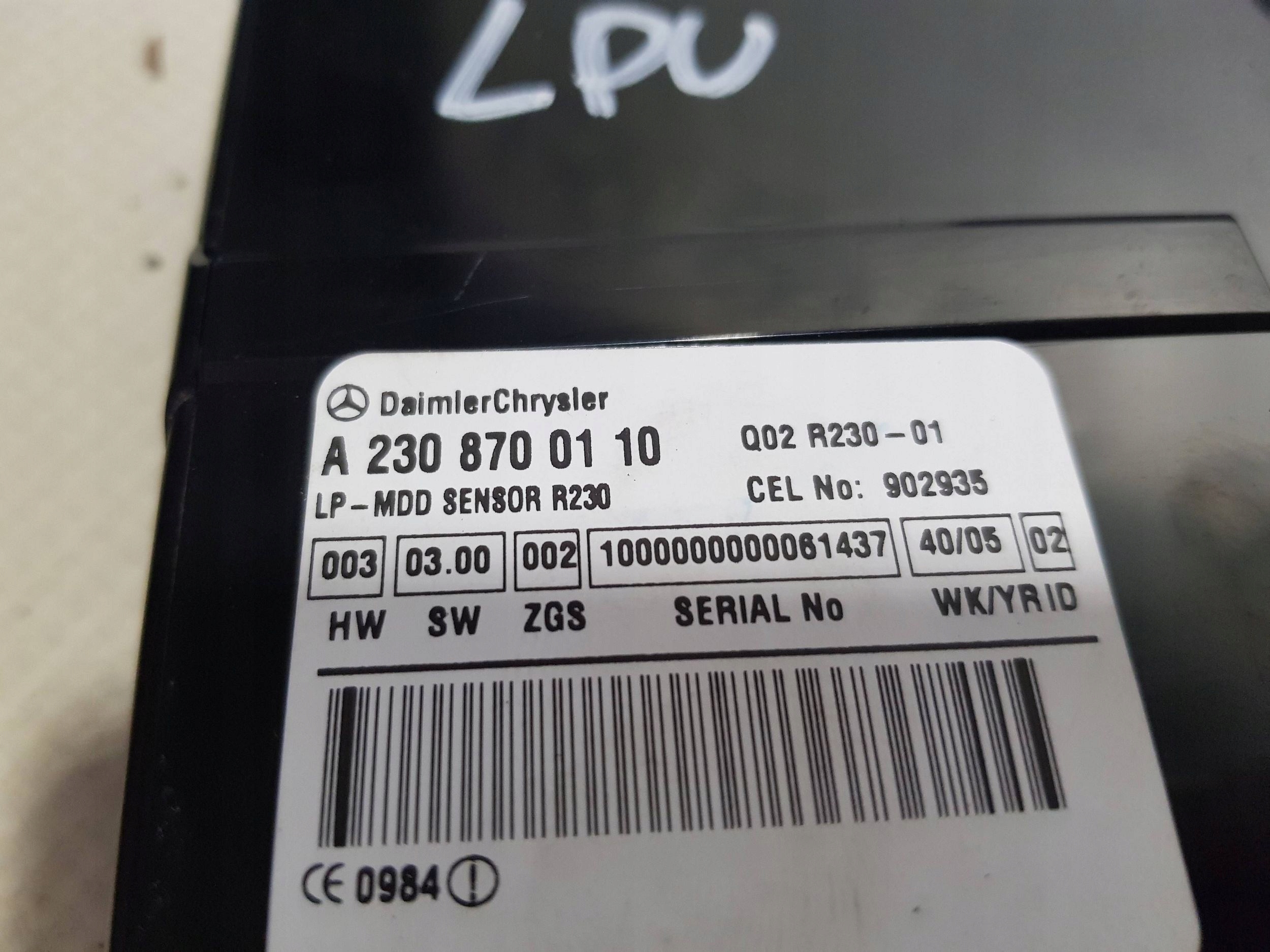 Module SWITCH 2308700110 MERCEDES SL R230