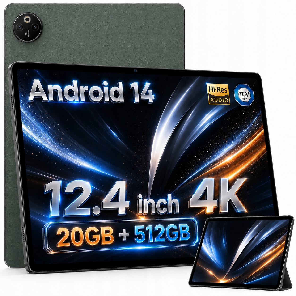 Doogee T30Max 12,4" Ips tablet 20/512GB 10800mAh 4G Lte Gps Otg Android
