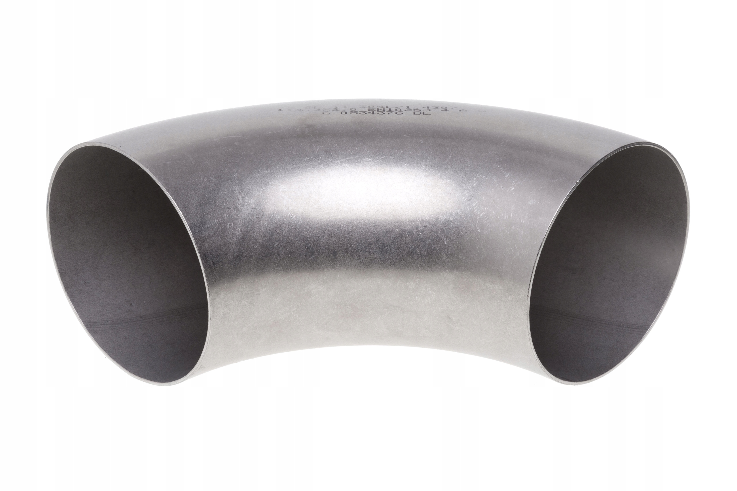 Nerezové koleno hamburské koleno fi 114 mm 114,3 x 2 mm 4,5 palce Inox