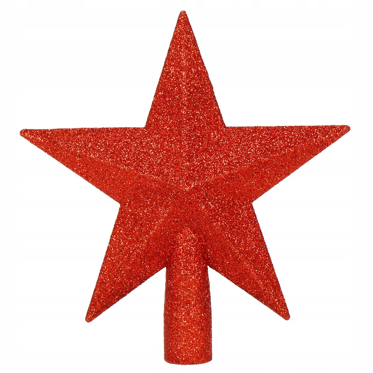 GWIAZDA CZUBEK NA CHOINKĘ GWIAZDKA NIETŁUKĄCA OZDOBA ŚWIĄTECZNA 15 cm