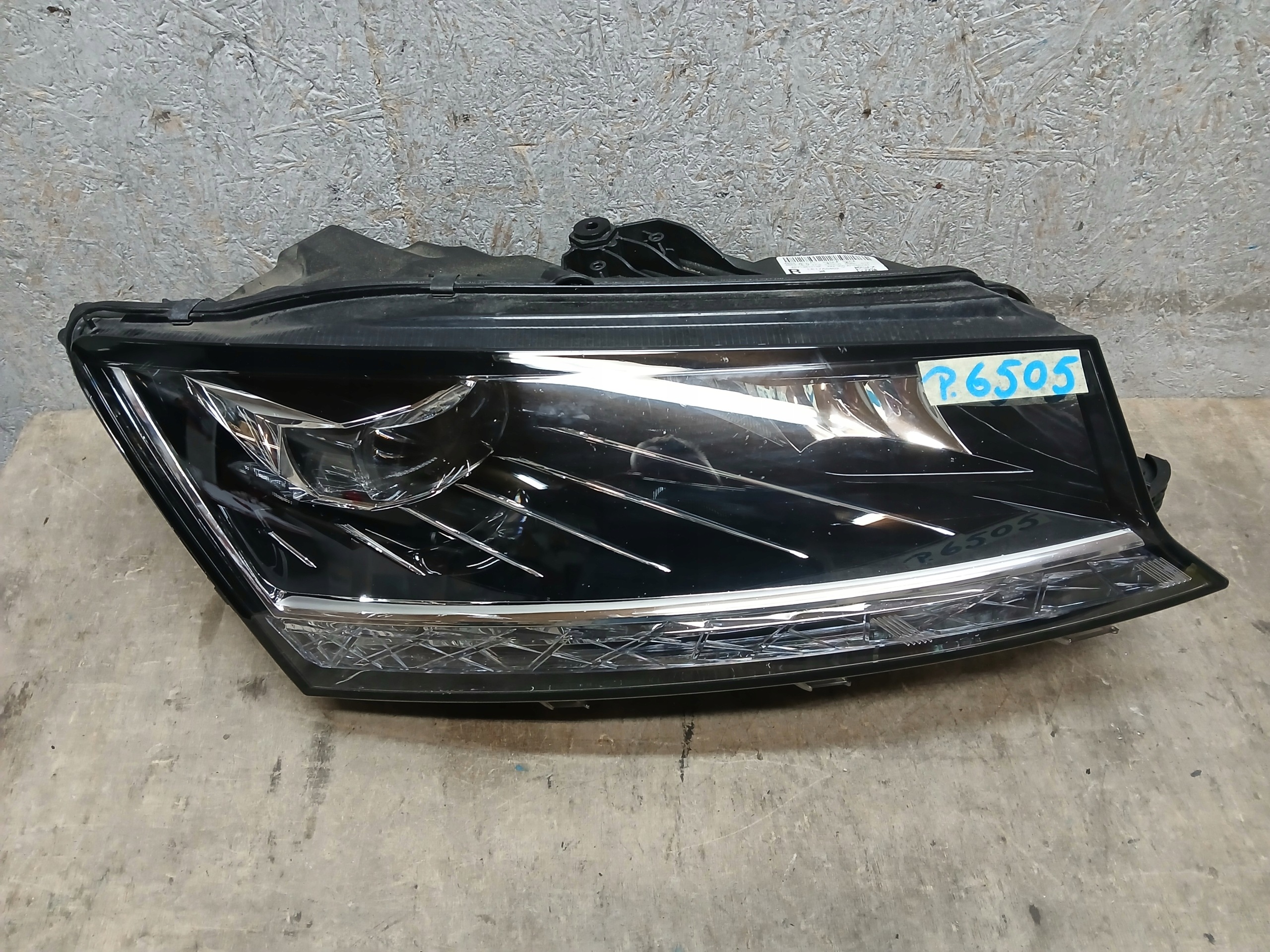 light front right SKODA FABIA III 3 LIFT FULL LED 6V1 6V1941016F