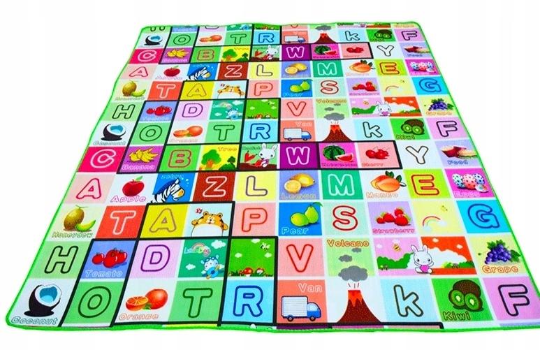 

Duża Mata dwustronna Edukacyjna alfabet 200x180cm