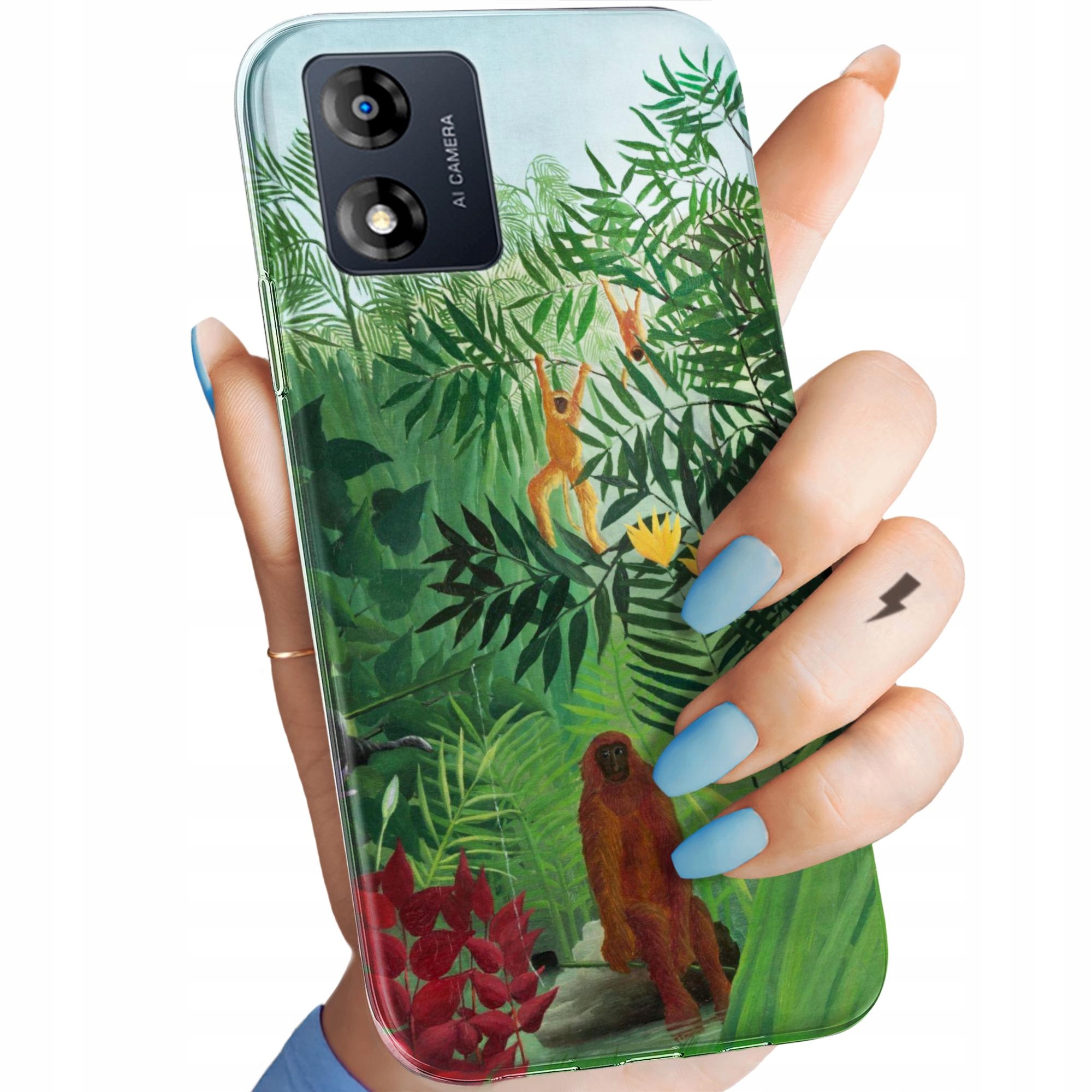 Etui Do Motorola Moto E13 Henri Rousseau Pejzaż Malarz Obudowa Case