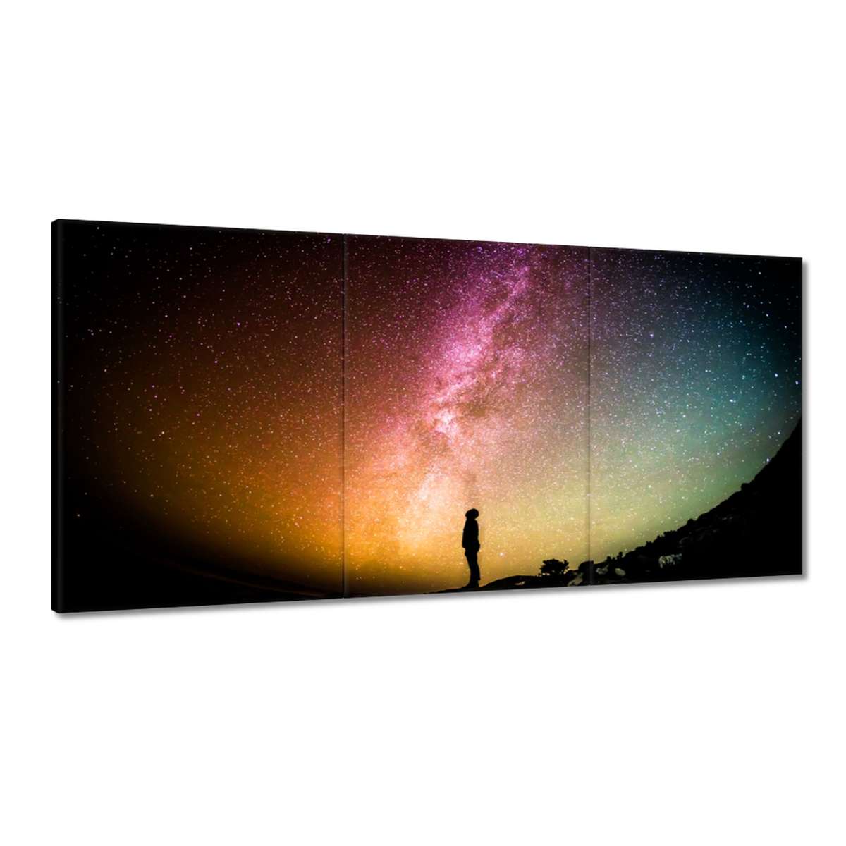 Obrazy 180x90 Mliečna cesta Galaxia