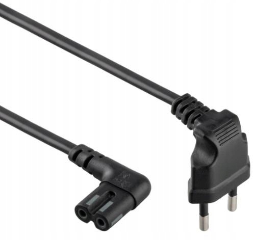

PS5 Kabel Przewód Zasilający Ósemka Kątowy Euro C7