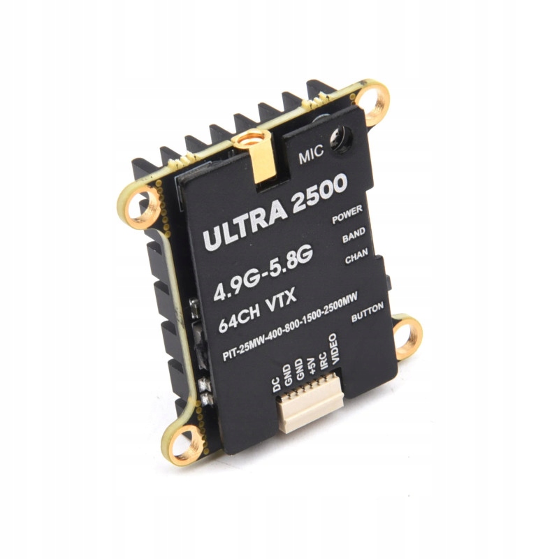 Nadajnik wideo Vtx 2.5W 4.9-5.8GHz Ultra 2500 64CH