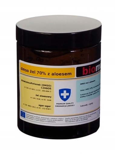 Biomus Dmso Dimetylosulfotlenek żel z aloesem 70% 180ml