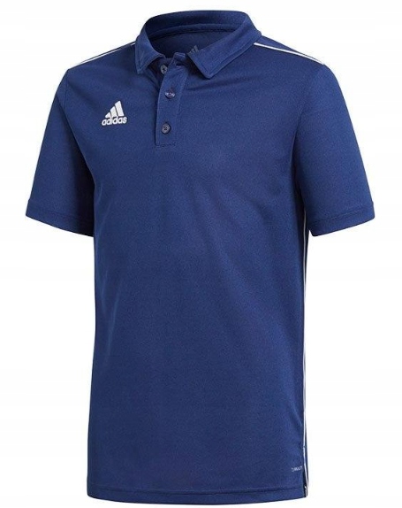 Koszula z krótkim rękawem adidas CORE18 Polo granatowa CV3589 r.XL