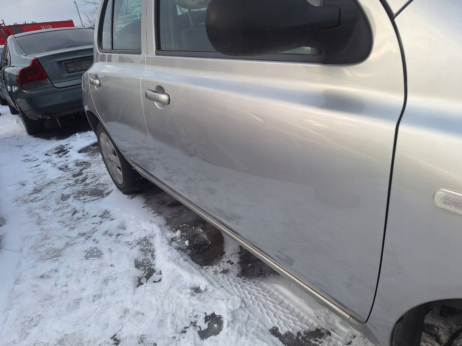 door complete right front + mirror NISSAN MICRA K12 KY0