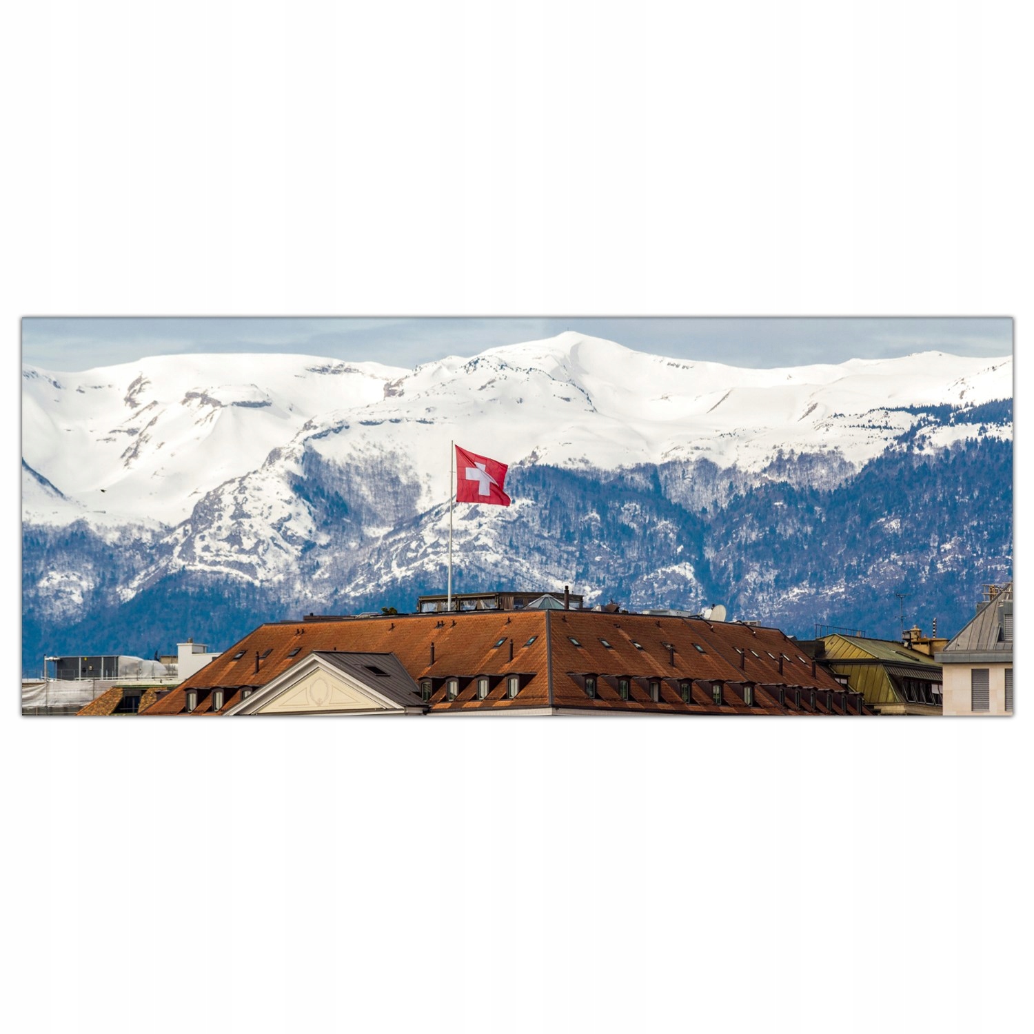 

Obraz na szkle Foto Miasto Góry Krajobraz 125x50