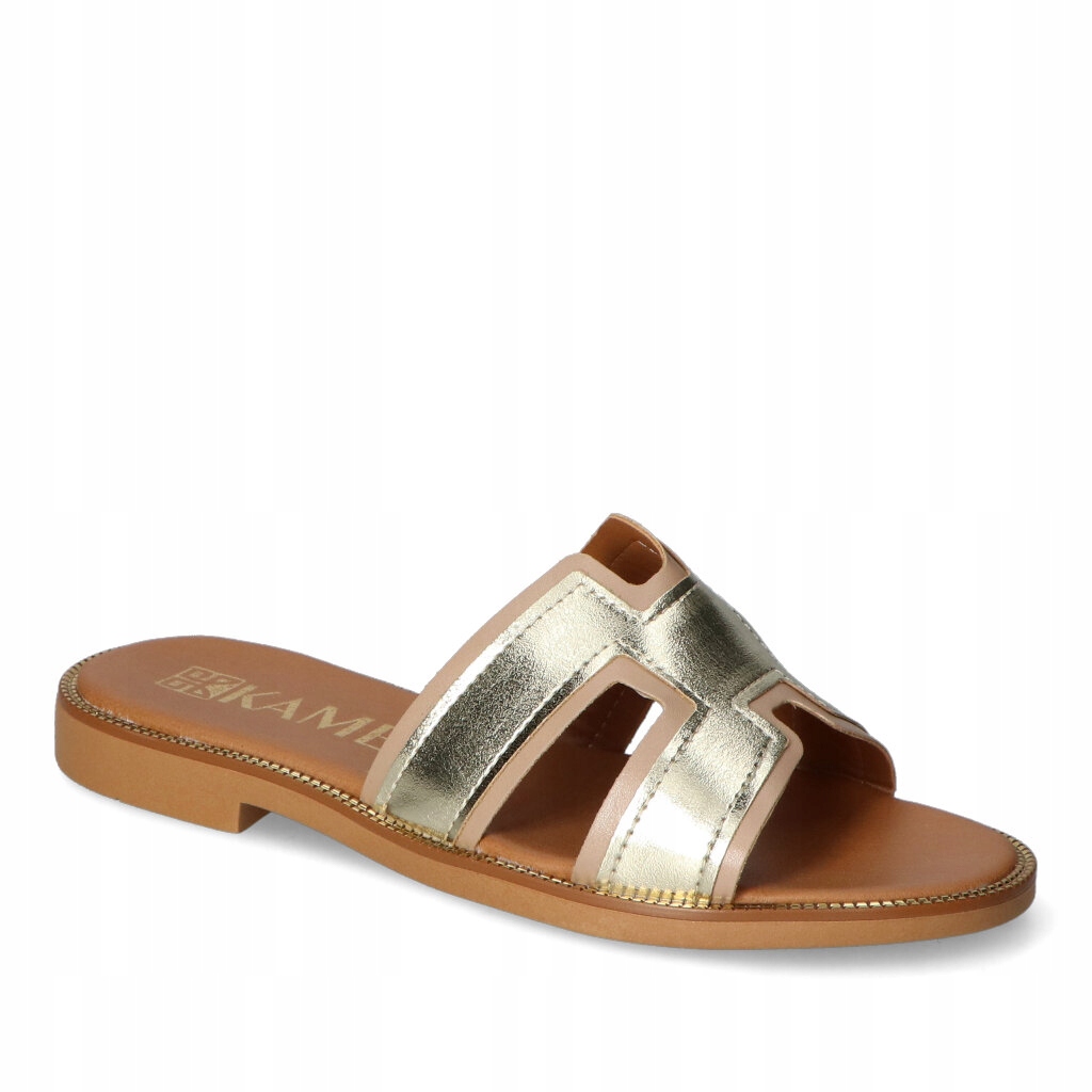 Nazouváky Kamex-But Hermes Béžová/Zlatá 36