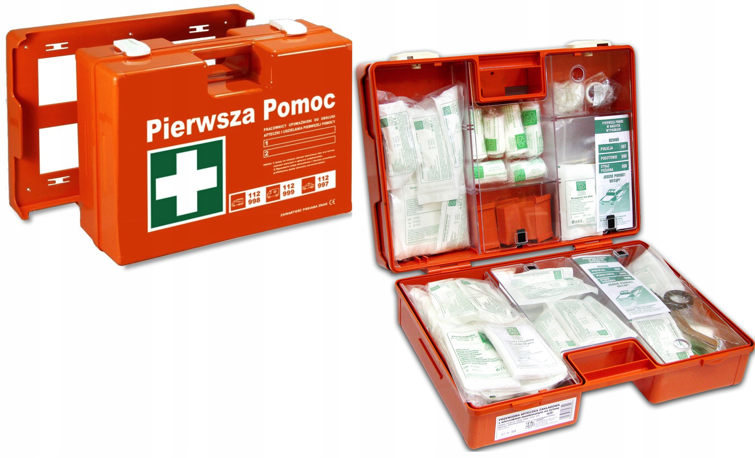 

Apteczka Pierwszej Pomocy AZP10 zaczep na ściene