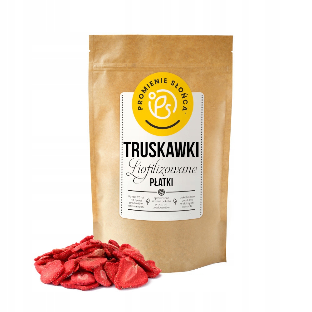 Truskawki Liofilizowane 20g Płatek Bez Konserwantów Premium