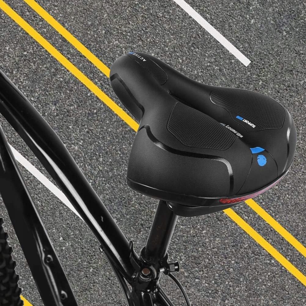 WYGODNE SIODEŁKO ROWEROWE SPORTOWE PIANKA MIĘKKIE Szerokość 200 mm