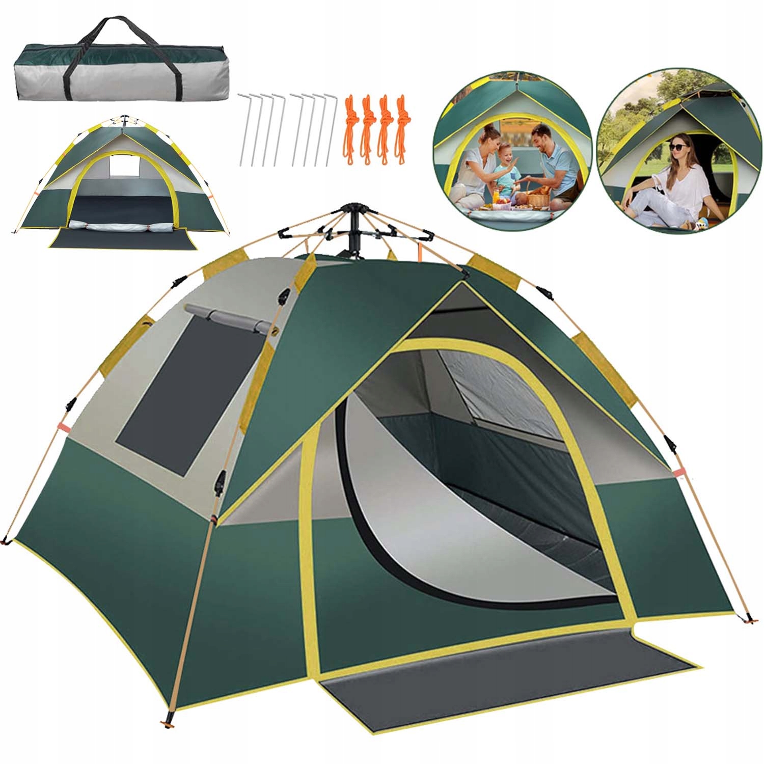 Stan Stan Kempingový Rodinný 4 Lůžkový Vodotěsný IP67