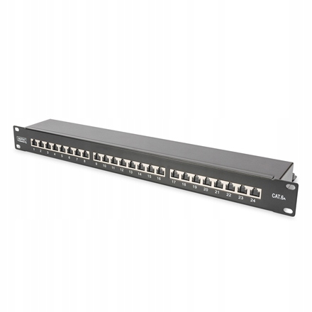 Digitus Patch Panel Cat 6A RJ45, 8P8C m Ekranowanie RJ45 (brąz cy