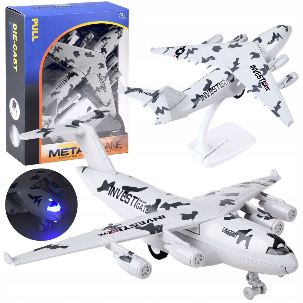 

Wojskowy Samolot transportowy napęd dźwięk ZA4325S