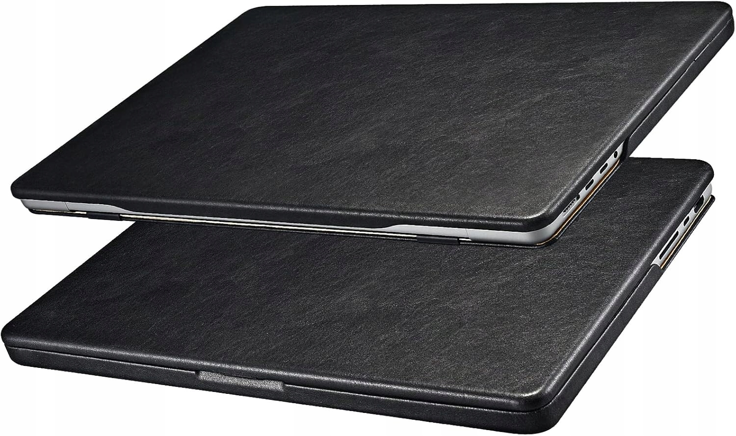 Icarer etui skórzane do MacBook Air 15 A2941 A3114 A3241 ultra slim czarne