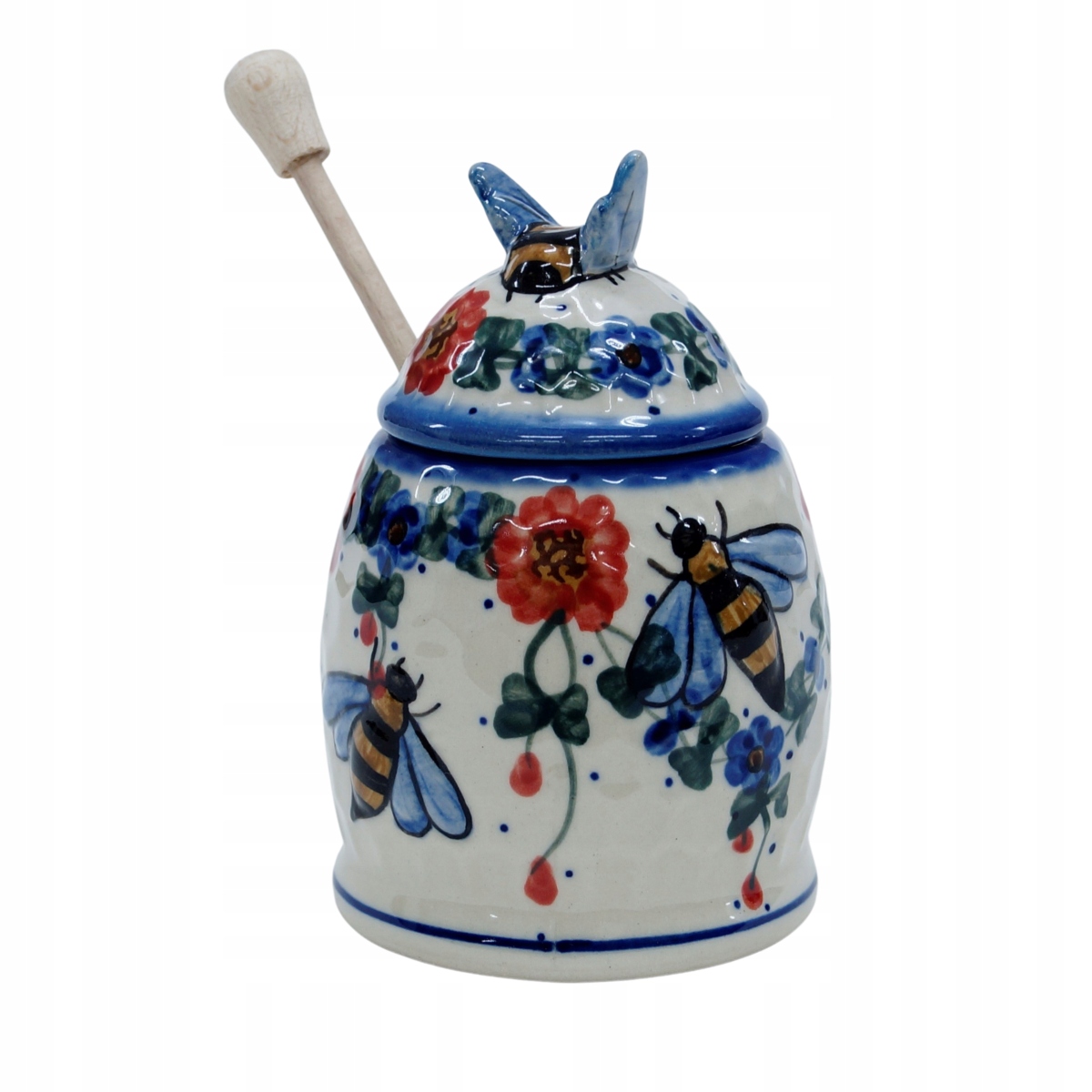 

Ceramiczny pojemnik na miód Bolesławiec