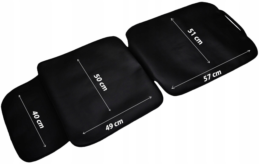 MATA OCHRONNA POD FOTELIK SAMOCHODOWY SKÓRA OSŁONA OCHRANIACZ GRUBA MOCNA Kolor czerń