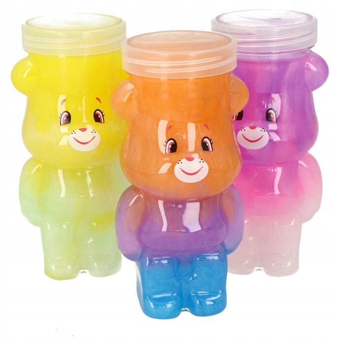 Glutek Slime Tęczowe Misie 12SZT Dzień Misia Glutek Miś