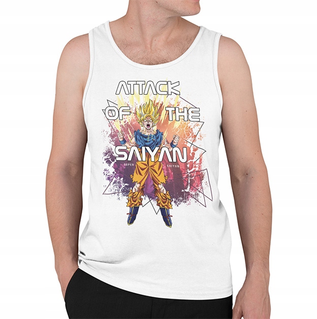 TANK TOP DRAGONBALL ATTACK OF THE SAIYAN