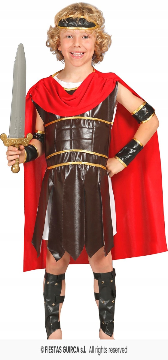 Strój Rzymianina Dziecięcy Wojownik Kostium Herkulesa Gladiatora 133