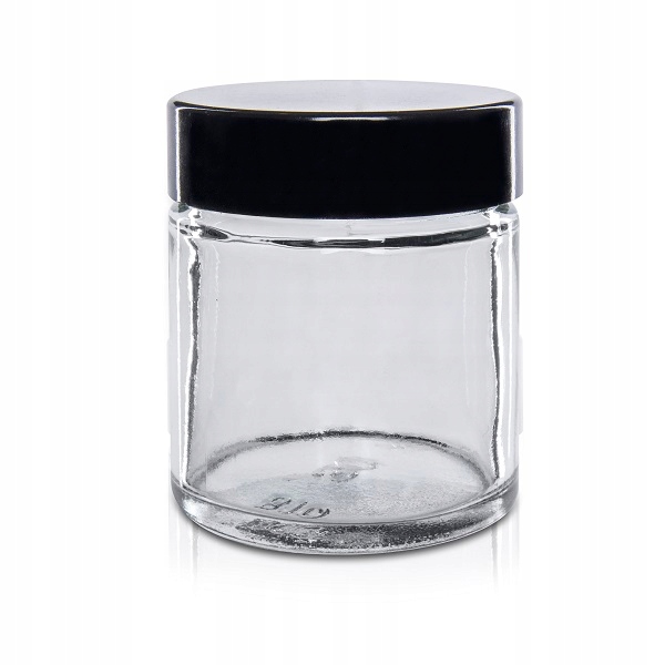 

Słoik szklany 30ml z nakrętką samoklejącą