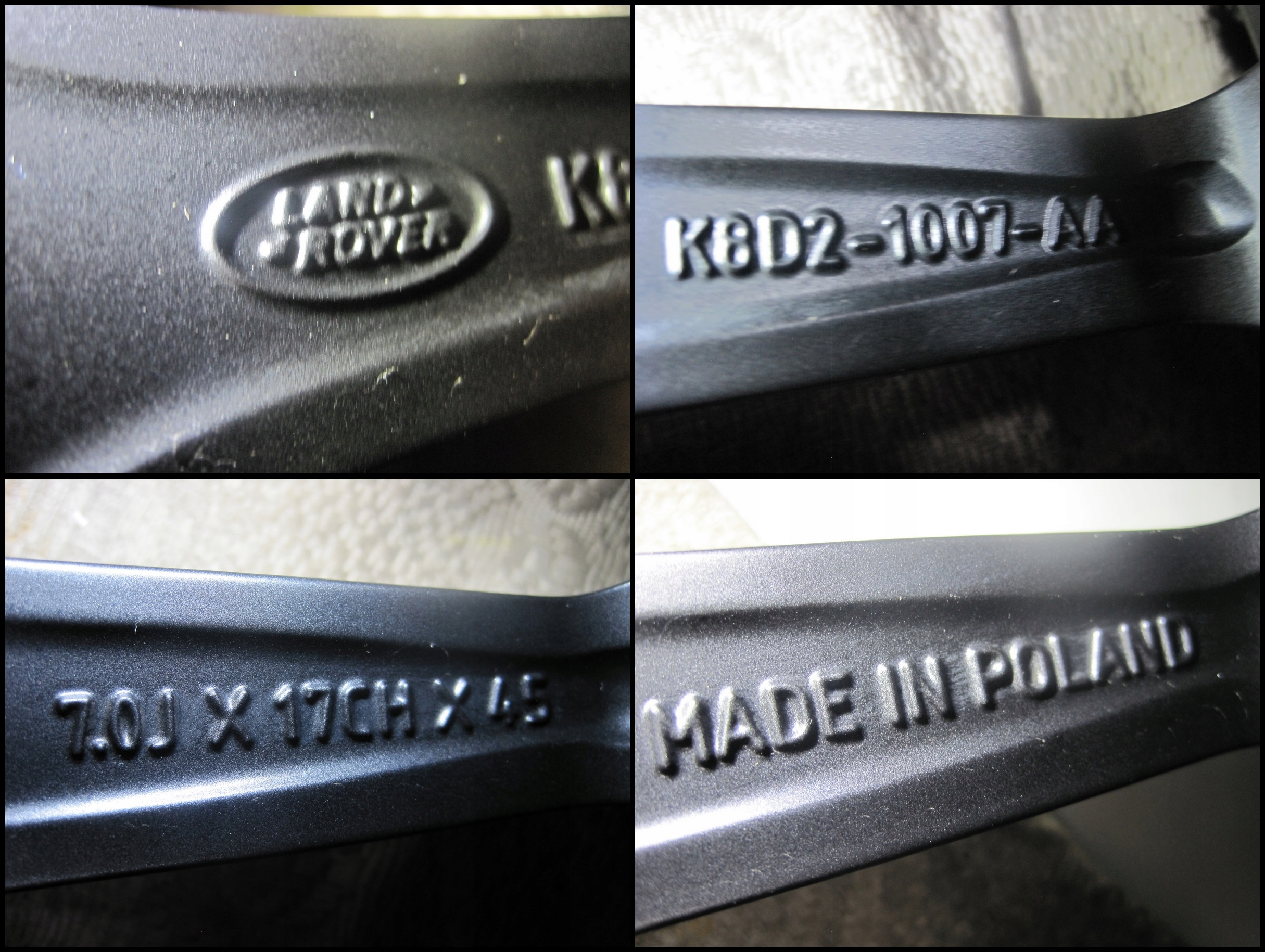 wheels discs tyres Range Rover Evoque R17 M+S 21r