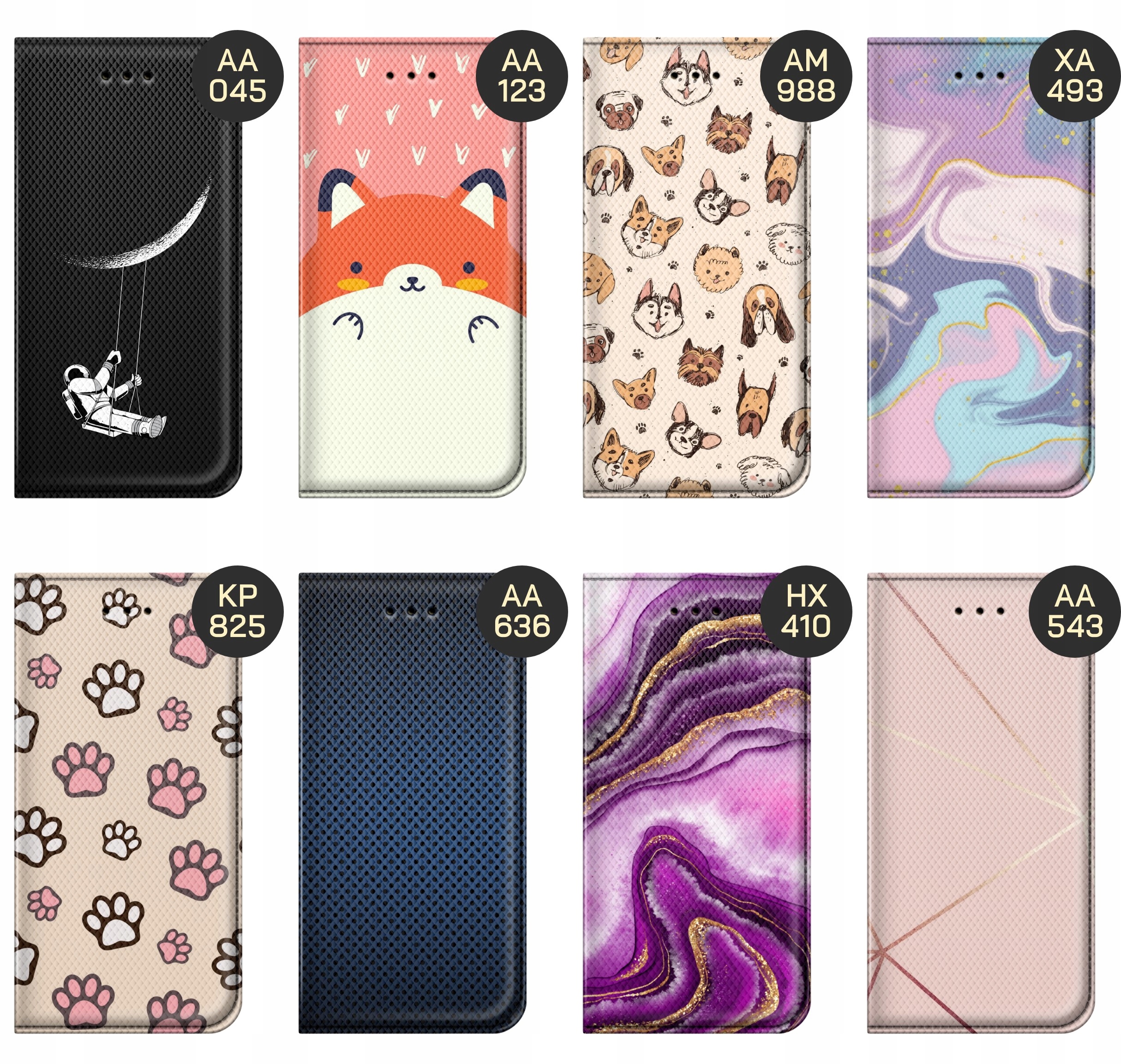 ETUI DO XIAOMI REDMI 10 5G WZORY TOP100 DESIGN Z NADRUKIEM ZE WZOREM +SZKŁO Typ etui z klapką