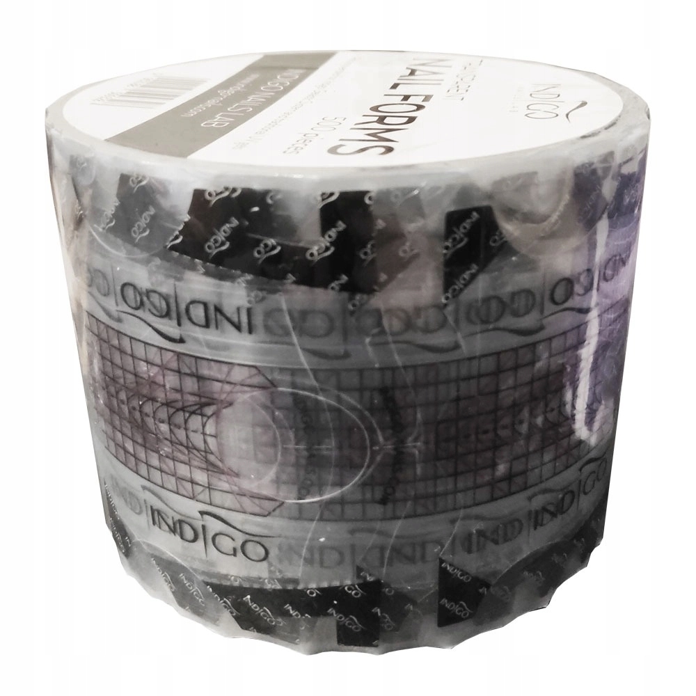 Šablony Indigo pro prodlužování nehtů 500 ks Clear