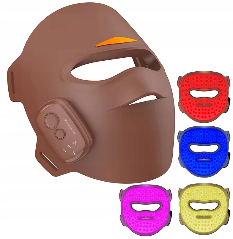 Maska fotonowa Led na twarz Fototerapia domowa regeneracja skóry pilot