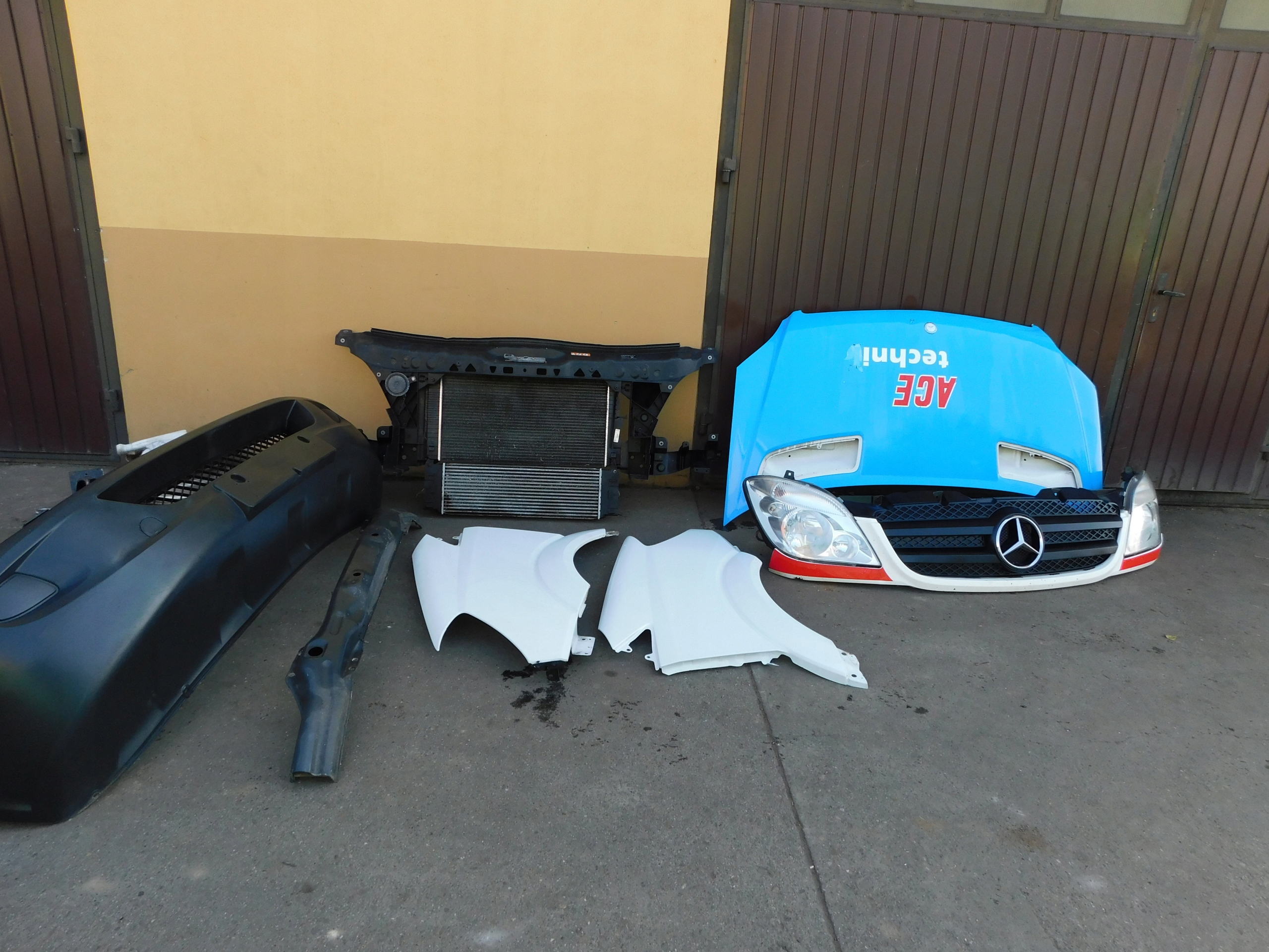 Mercedes Sprinter 906 front complete bumper grill lights fender EURO OEM