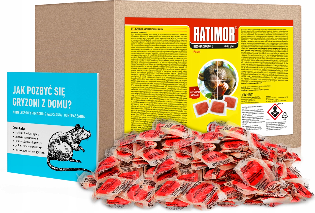 10KG RATIMOR JEDOVATÁ PASTA JED POTKANY MYŠI