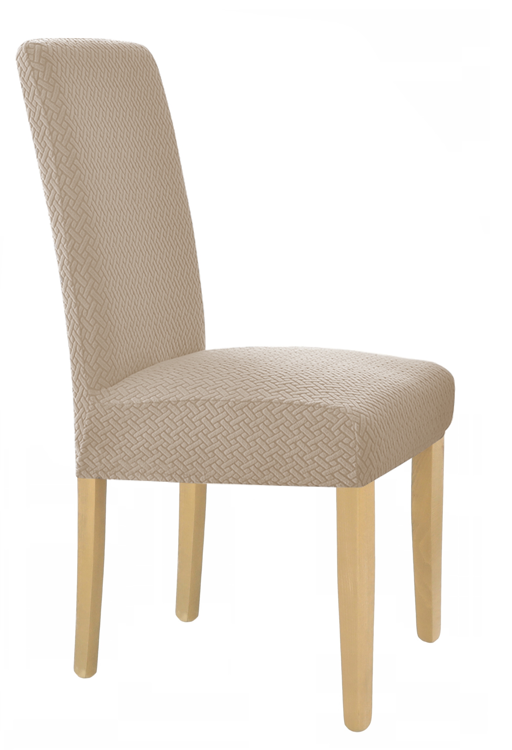 POKROWIEC NA KRZESŁO SZARY BEŻ ŻAKARD ELASTYCZNY Kod producenta 10-Z1-SZB