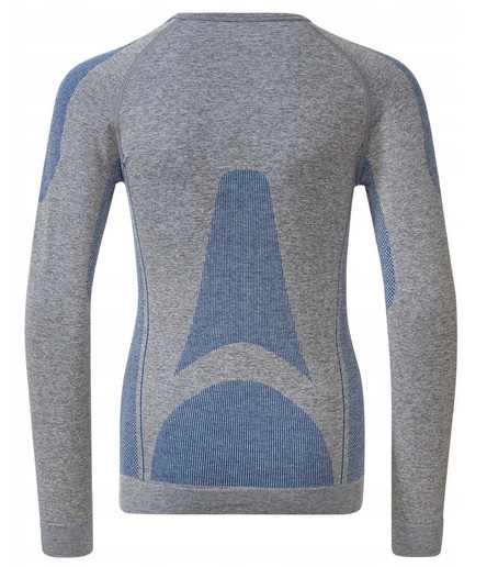 CRIVIT bezszwowa bielizna termiczna szara komplet 146/152 NOWA Kolor szary