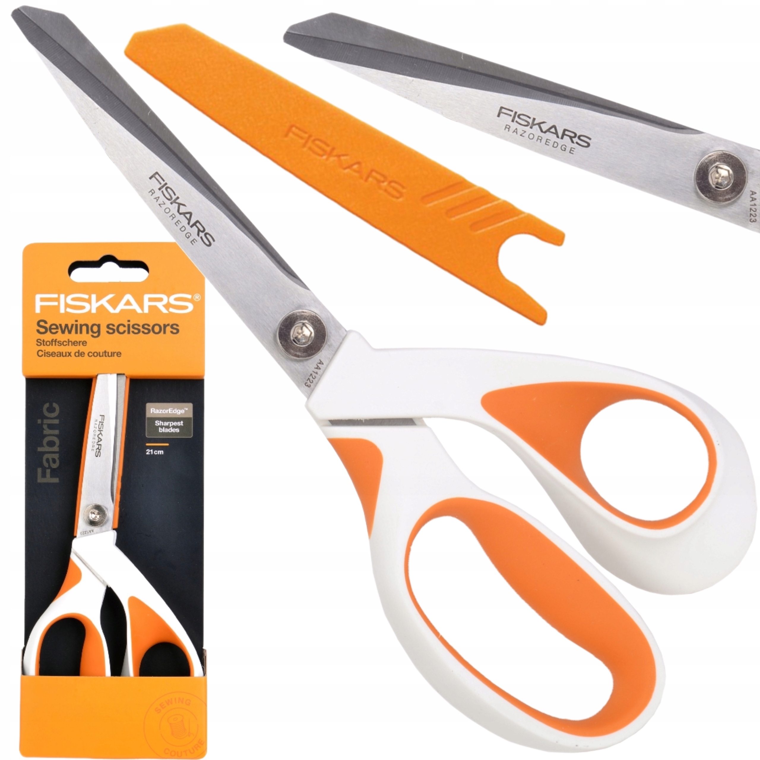 Nůžky Fiskars Razoredge Univerzální Krejčovské Nůžky Na Textil 21 CM