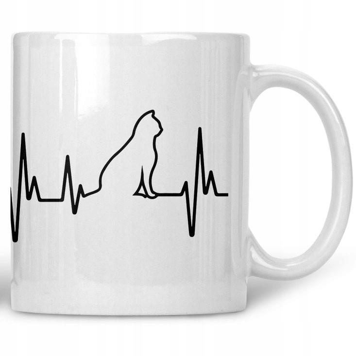 

Kubek Linia życia Ekg kot