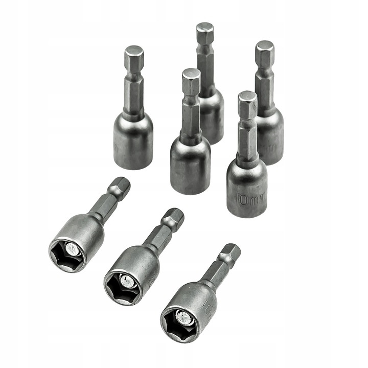 NASADKA FARMER MAGNETYCZNA 10MM KLUCZ UCHWYT 1/4" Typ grotu HEX