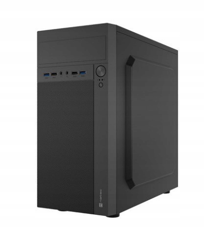Natec Obudowa Pc Helix Matx Mini Tower Usb-c Czarna