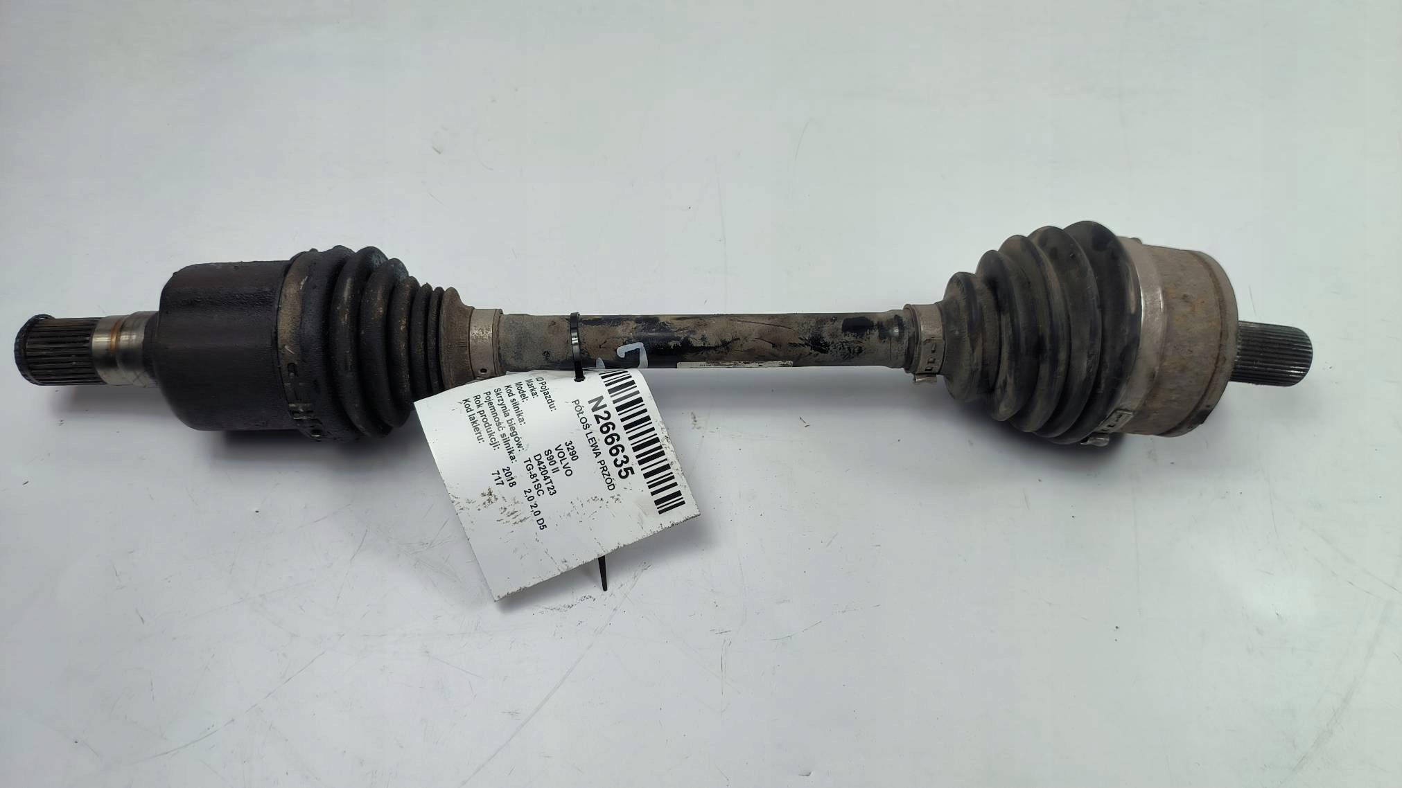 semi-axis left front 31437647 VOLVO S90 II