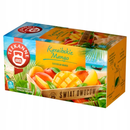 Levně Teekanne World of Fruits Caribbean Mango Čaj s příchutí