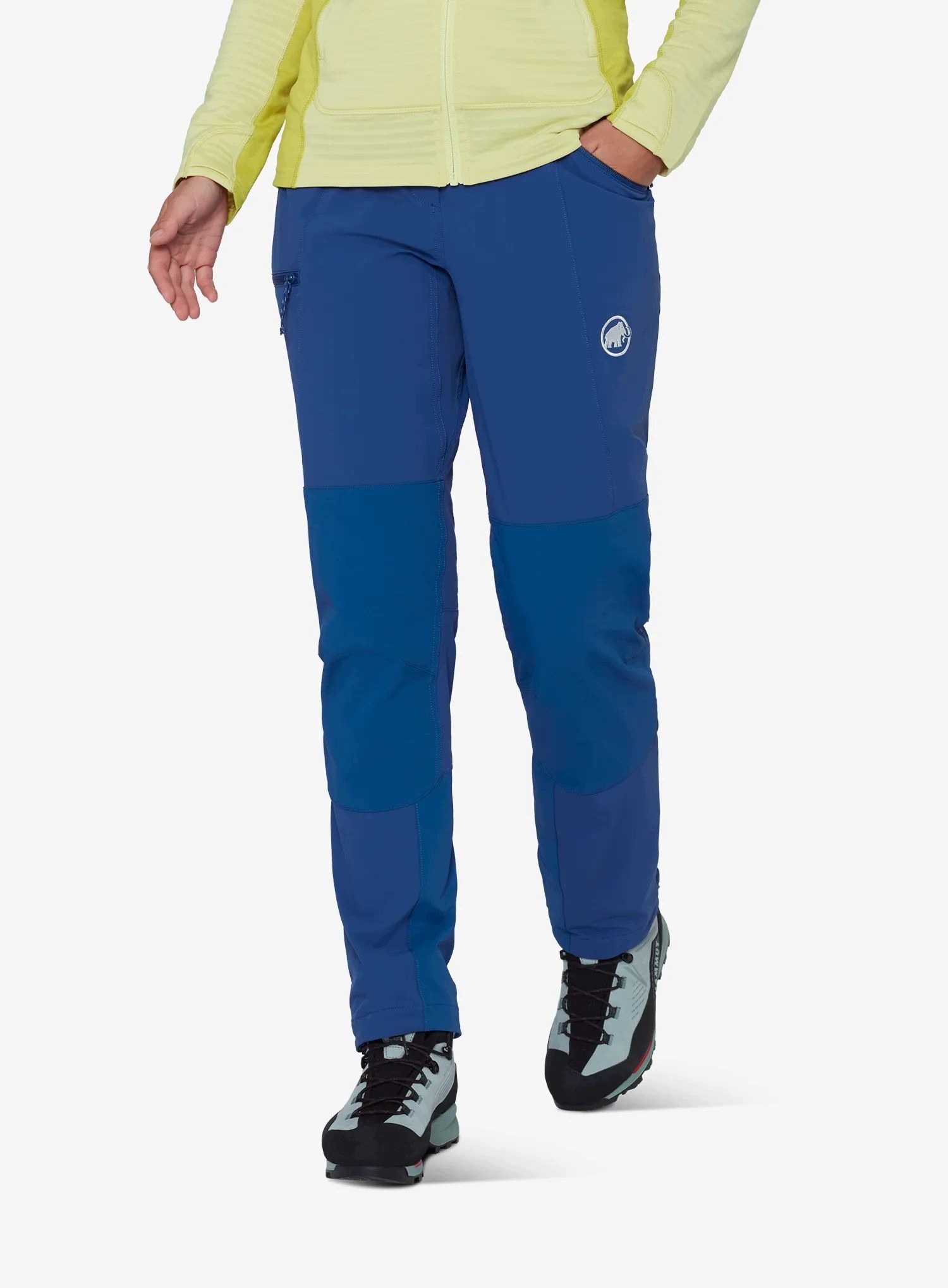 Spodnie softshell damskie Mammut Courmayeur So Pants tschiel 34 (xs)