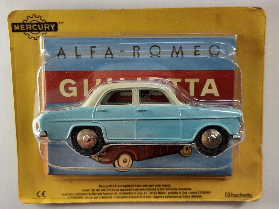 Modèle Réduit Alfa Romeo Giulietta Mercury 1/48 - Collection Hachette, Boîte Neuve