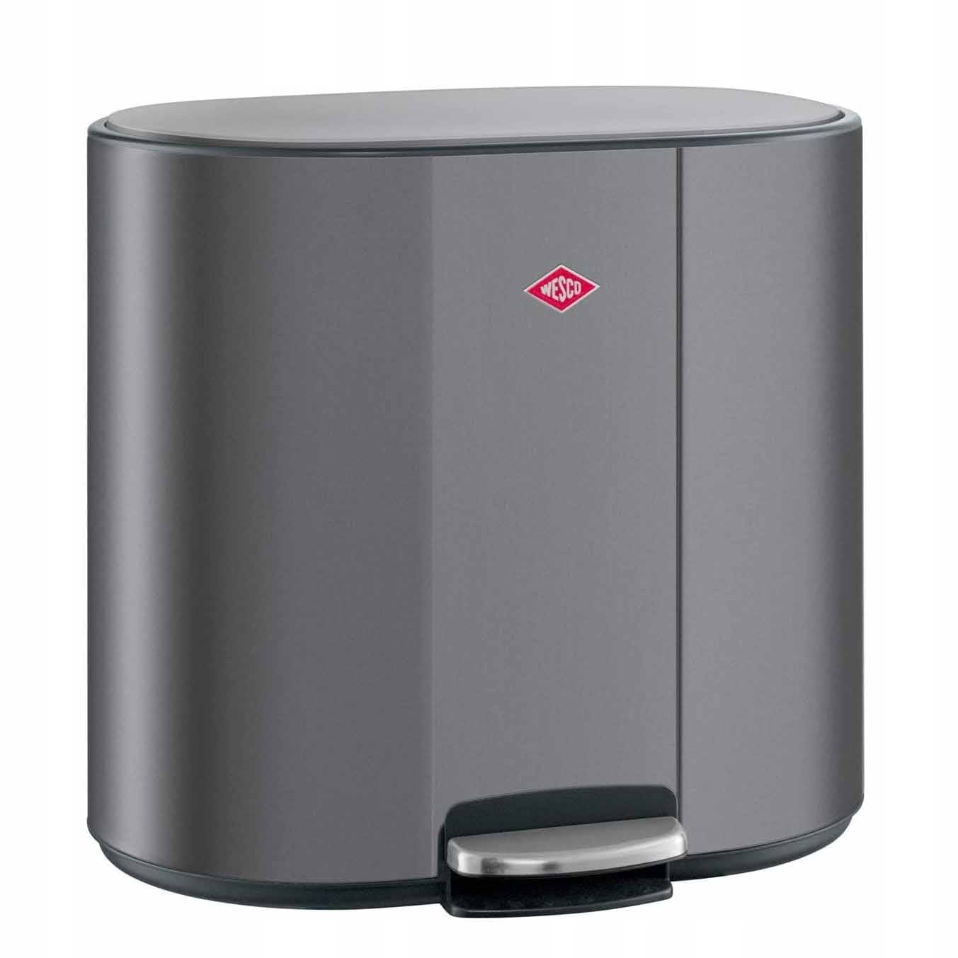 

Wesco 171621-77 podwójny kosz z pedałem 50 l