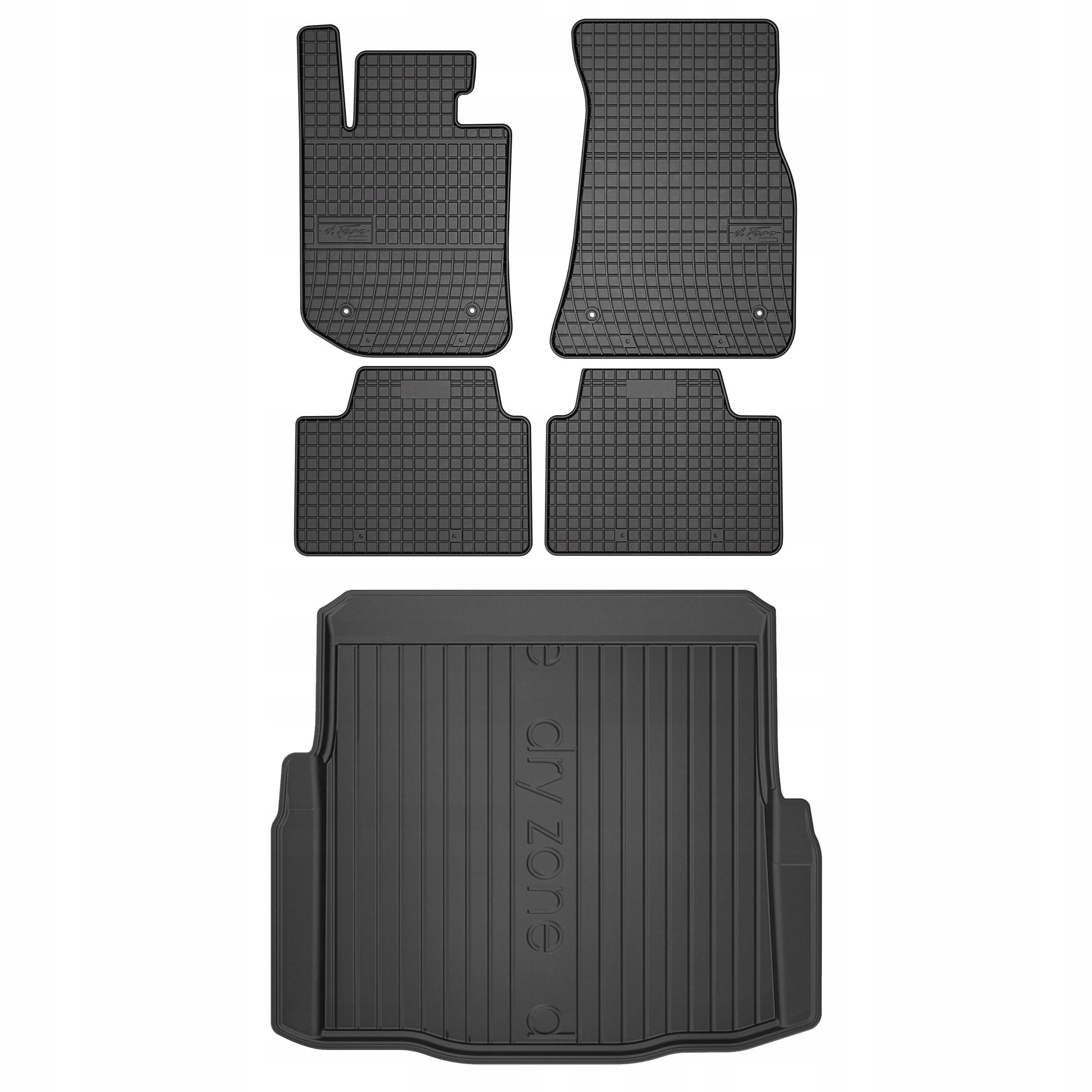 Gumové rohože a rohože Bmw radu 3 G20 od roku 2018